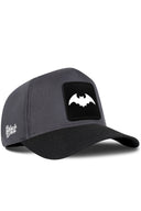 Gorra Negro-Antracita Béisbol con Parche Murciélago