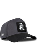 Gorra Negro-Antracita Béisbol con Parche Leon Mistico
