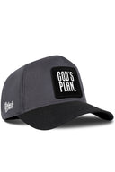 Gorra Negro-Antracita Béisbol con Parche Gods Plan