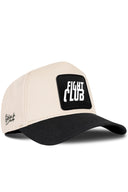 Gorra Negro-Beige Béisbol con Parche Fight Club
