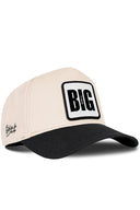 Gorra Negro-Beige Béisbol con Parche Big Think