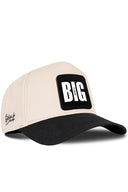 Gorra Negro-Beige Béisbol con Parche Think Big
