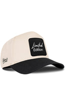 Gorra Negro-Beige Béisbol con Parche Limited Edition