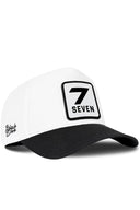 Gorra Negro-Blanco Béisbol con Parche Pelicula 7 Seven