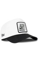 Gorra Negro-Blanco Béisbol con Parche Fight Club