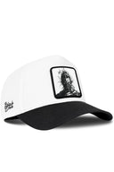 Gorra Negro-Blanco Béisbol con Parche Samurái