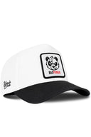 Gorra Negro-Blanco Béisbol con Parche Bad Panda
