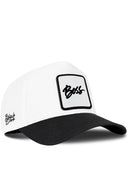 Gorra Negro-Blanco Béisbol con Parche Boss