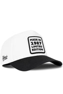 Gorra Negro-Blanco Béisbol con Parche Made in 1987 Limited Edition