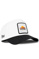 Gorra Negro-Blanco Béisbol con Parche Outatime