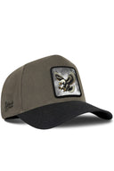 Gorra Negro-Caqui Béisbol