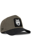 Gorra Negro-Caqui Béisbol