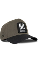 Gorra Negro-Caqui Béisbol con Parche No Excuses