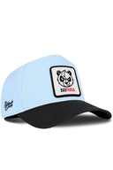 Gorra Negro-Azul Hielo Béisbol con Parche Bad Panda