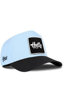 Gorra Negro Béisbol con Parche Hustle