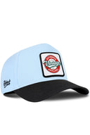Gorra Negro-Azul Hielo Béisbol con Parche Authentic Vintage