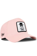 Gorra Salmón Béisbol con Parche Lets Cook