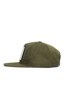 Gorra Caqui Hip Hop Niños - Vista trasera con logo | BlackBörk España