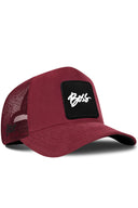 Gorra Burdeos Trucker Clásico