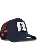 Gorra Marino-Burdeos Trucker Clásico