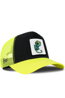 Gorra Neón-Negro Trucker Clásico