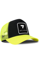 Gorra Neón-Negro Trucker Clásico