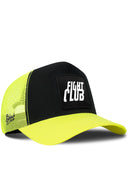 Gorra Neón-Negro Trucker Clásico con Parche Fight Club (3)