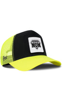Gorra Neón-Negro Trucker Clásico