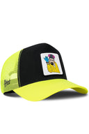 Gorra Neón-Negro Trucker Clásico