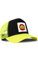 Gorra Neón-Negro Trucker Clásico
