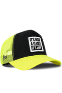 Gorra Neón-Negro Trucker Clásico
