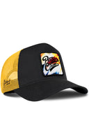 Gorra Negro-Amarillo Trucker Clásico con Parche Partner In Crime