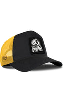 Gorra Negro-Amarillo Trucker Clásico