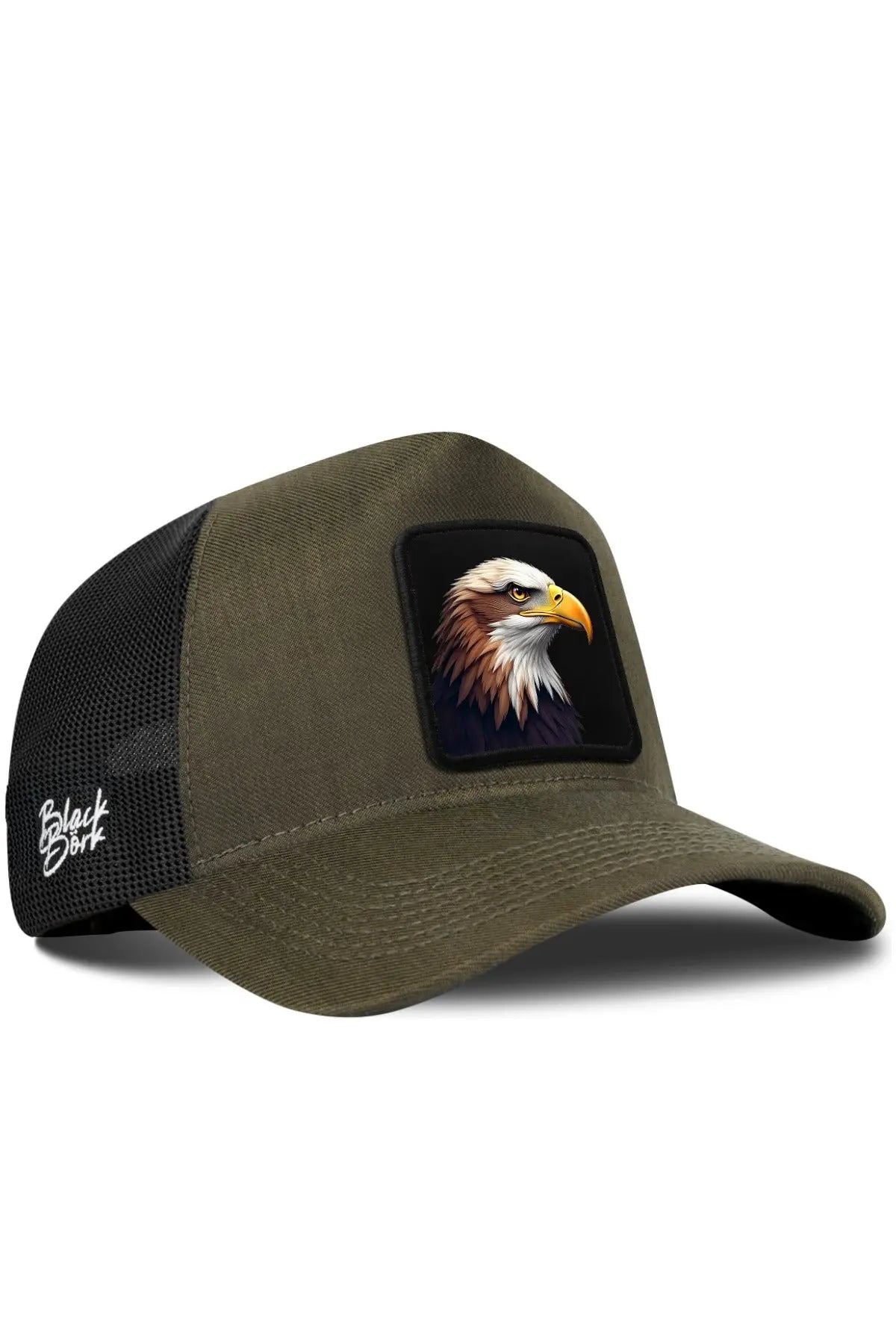 Gorra Caqui-Negro Cordura Trucker BlackBörk