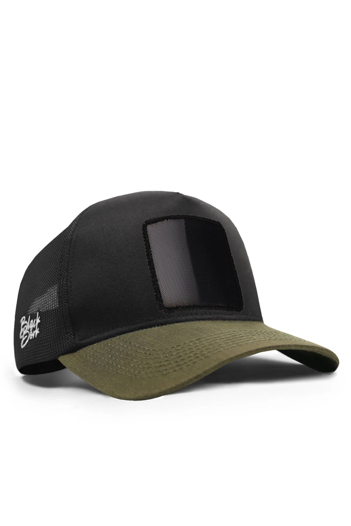 Gorra Negra Visera Caqui Cordura Trucker BlackBörk