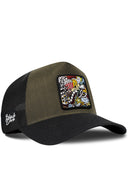 Gorra Negro-Caqui Cordura Trucker