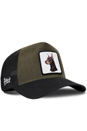 Gorra Negro-Caqui Cordura Trucker