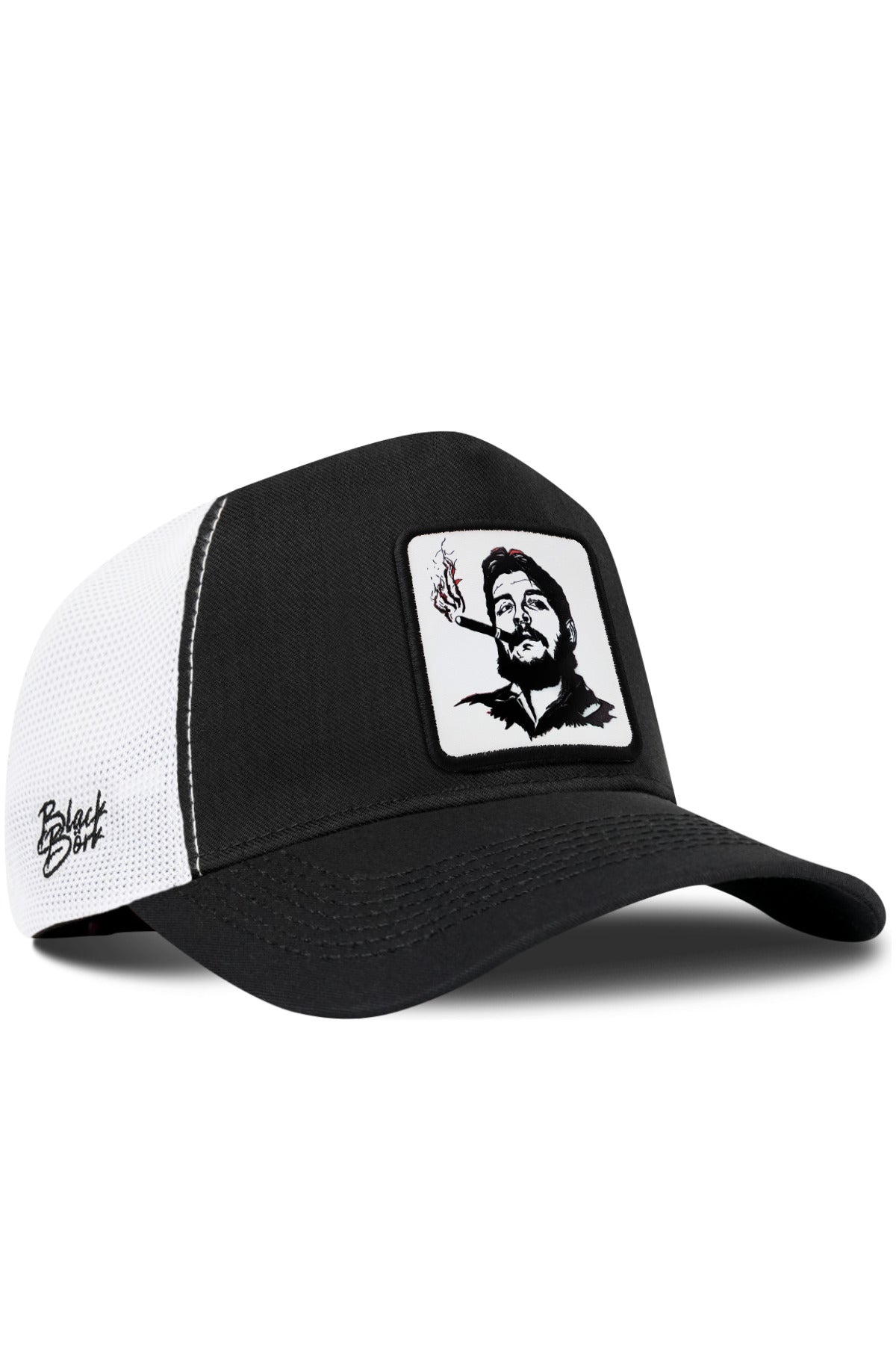 Gorra Negro-Blanco Cordura Trucker