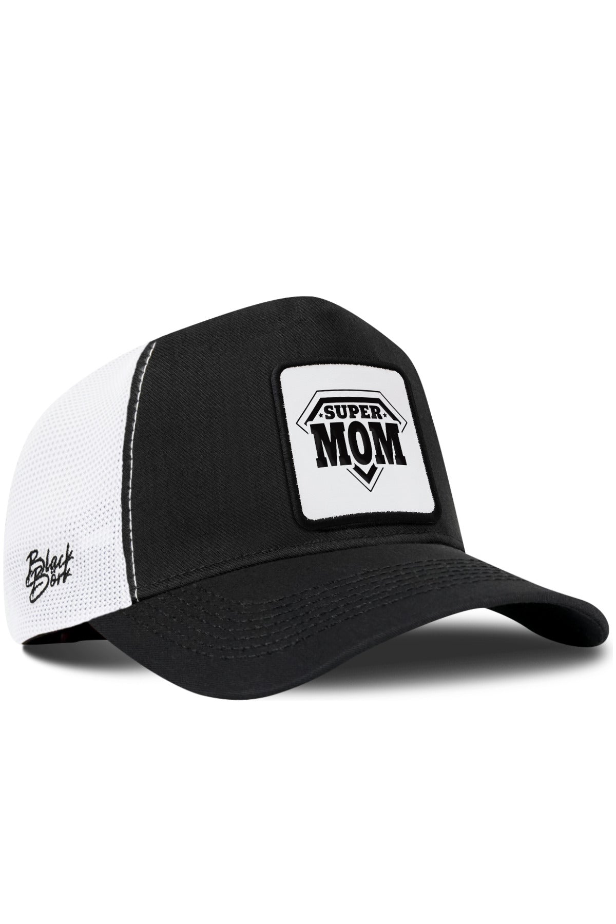 Gorra Negro-Blanco Cordura Trucker