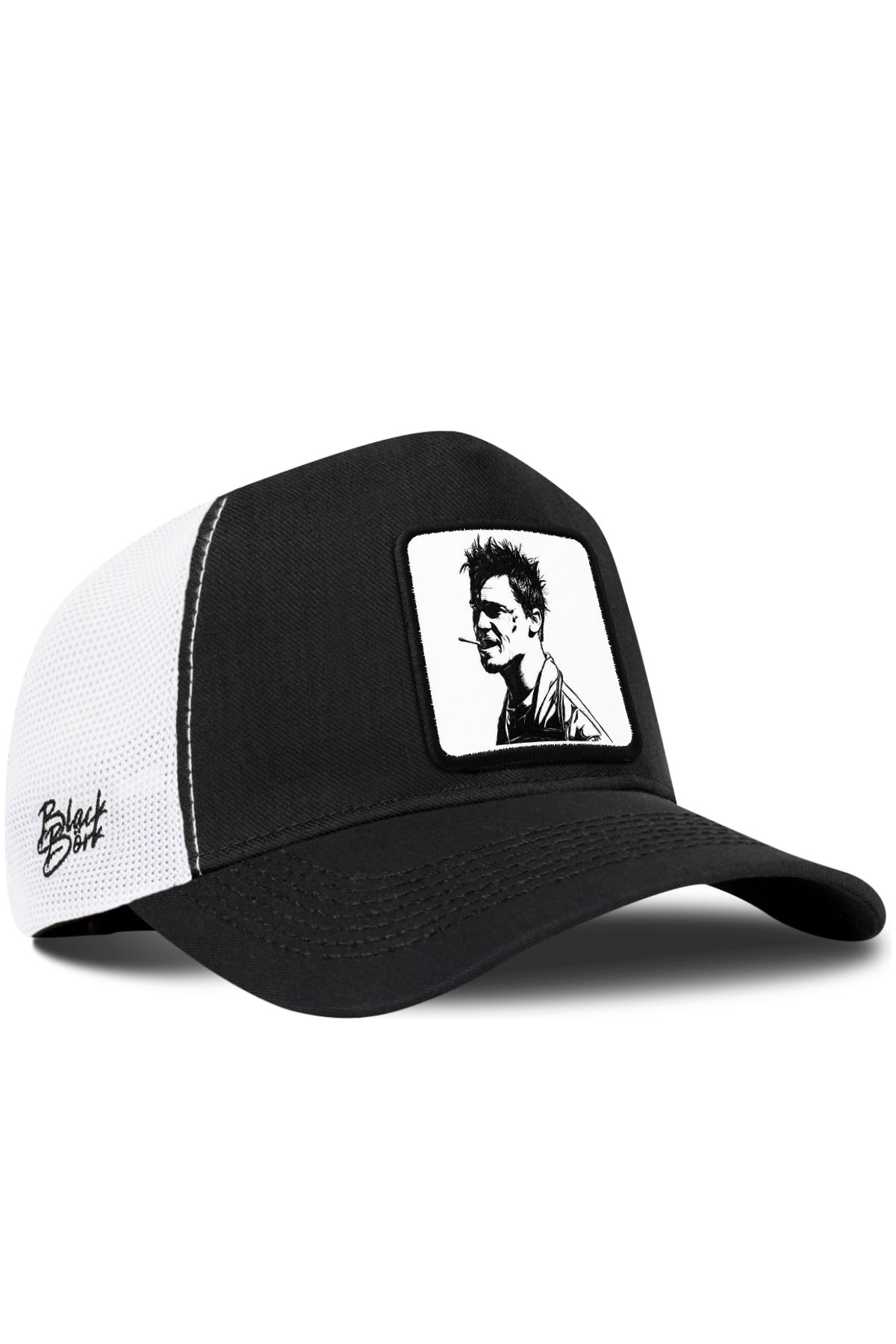 Gorra Negro-Blanco Cordura Trucker