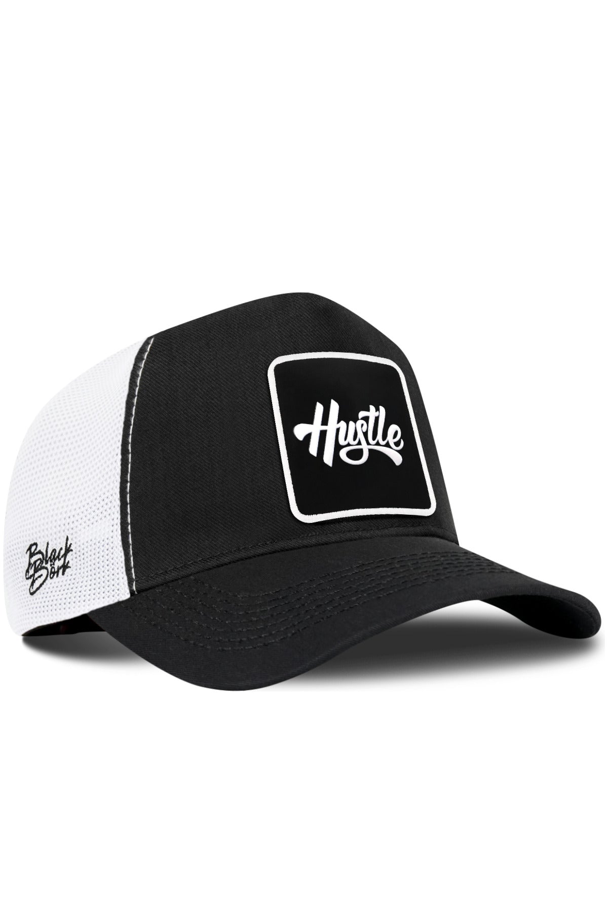 Gorra Negro-Blanco Cordura Trucker