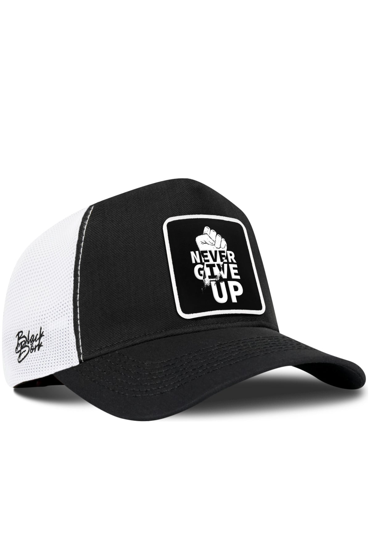Gorra Negro-Blanco Cordura Trucker