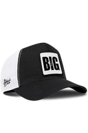 Gorra Negro-Blanco Cordura Trucker con Parche Big Think