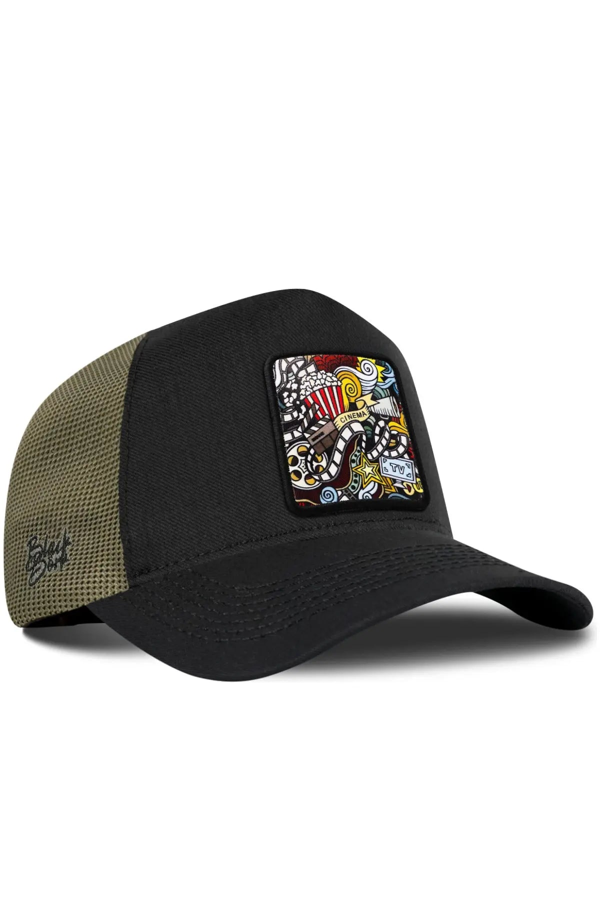 Gorra Negro-Caqui Cordura Trucker BlackBörk