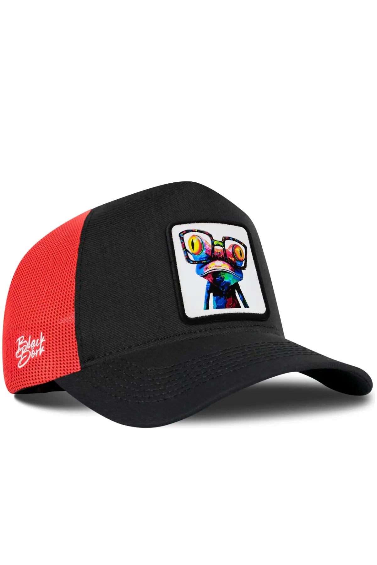 Gorra Negro-Rojo Cordura Trucker BlackBörk