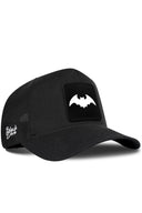 Gorra Negro Cordura Trucker con Parche Murciélago