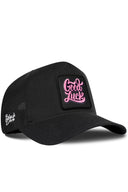 Gorra Negro Cordura Trucker con Parche Good Luck