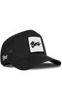 Gorra Negro Cordura Trucker con Parche Boss