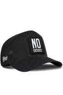 Gorra Negro Cordura Trucker con Parche No Excuses