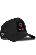 Gorra Negro Cordura Trucker con Parche I'm Here